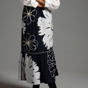 NEW NWT Maeve Tiered Floral Skirt (L)